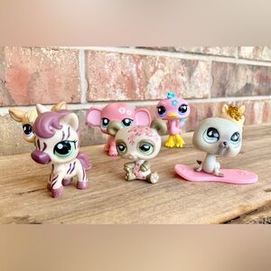 Littlest Pet Shop lot of 7 zoo animals (numbers in description)